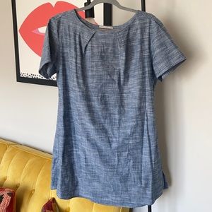 Urban Renewal M Babydoll Denim Style Linen Dress